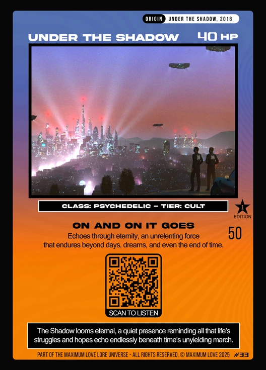 Under the Shadow trading card